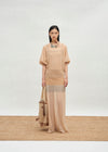SWAYING 25 Spring/Summer Silk Wool Pullover SW-SW25SS1T18C1-TUO Camel